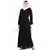 Black box pleated abaya  Black box pleated abaya